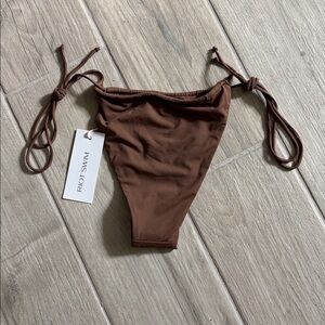 NWT Riot Swim Bixi Bikini Bottom in Brown Sugar